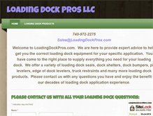 Tablet Screenshot of loadingdockpros.com